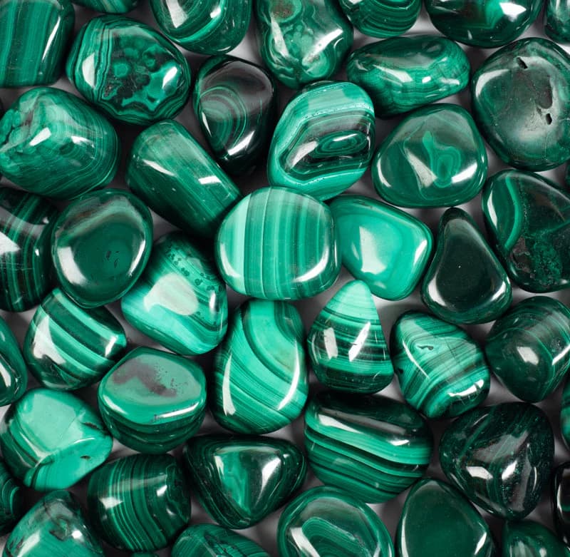 Malachite — Crystals illustration