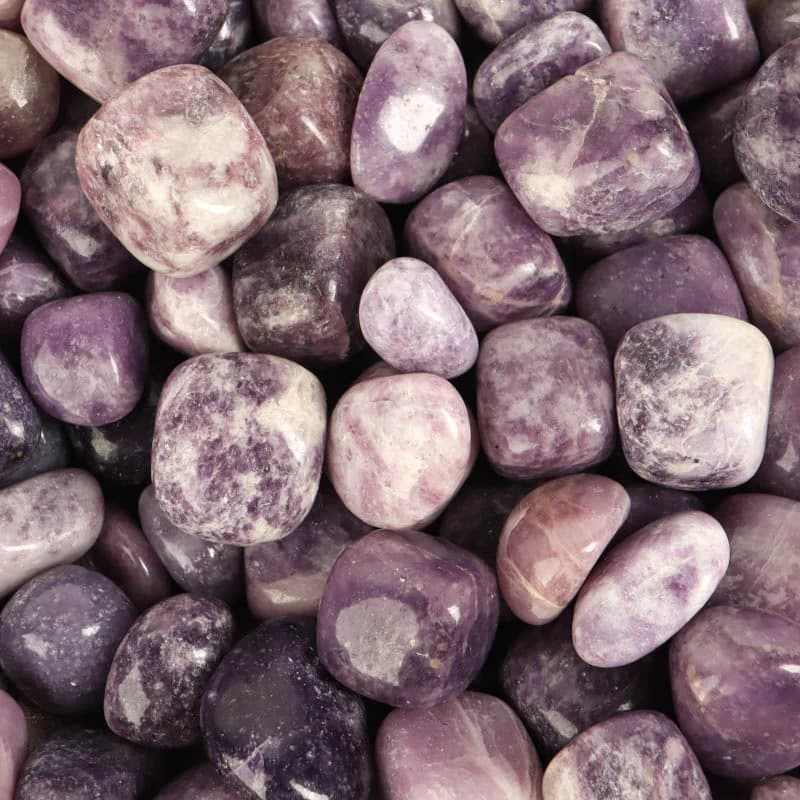 Lepidolite — Crystals illustration