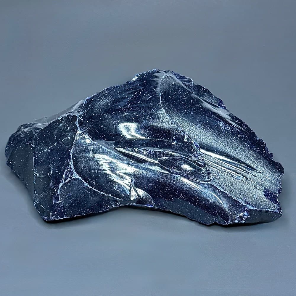 Blue Goldstone — Crystals illustration