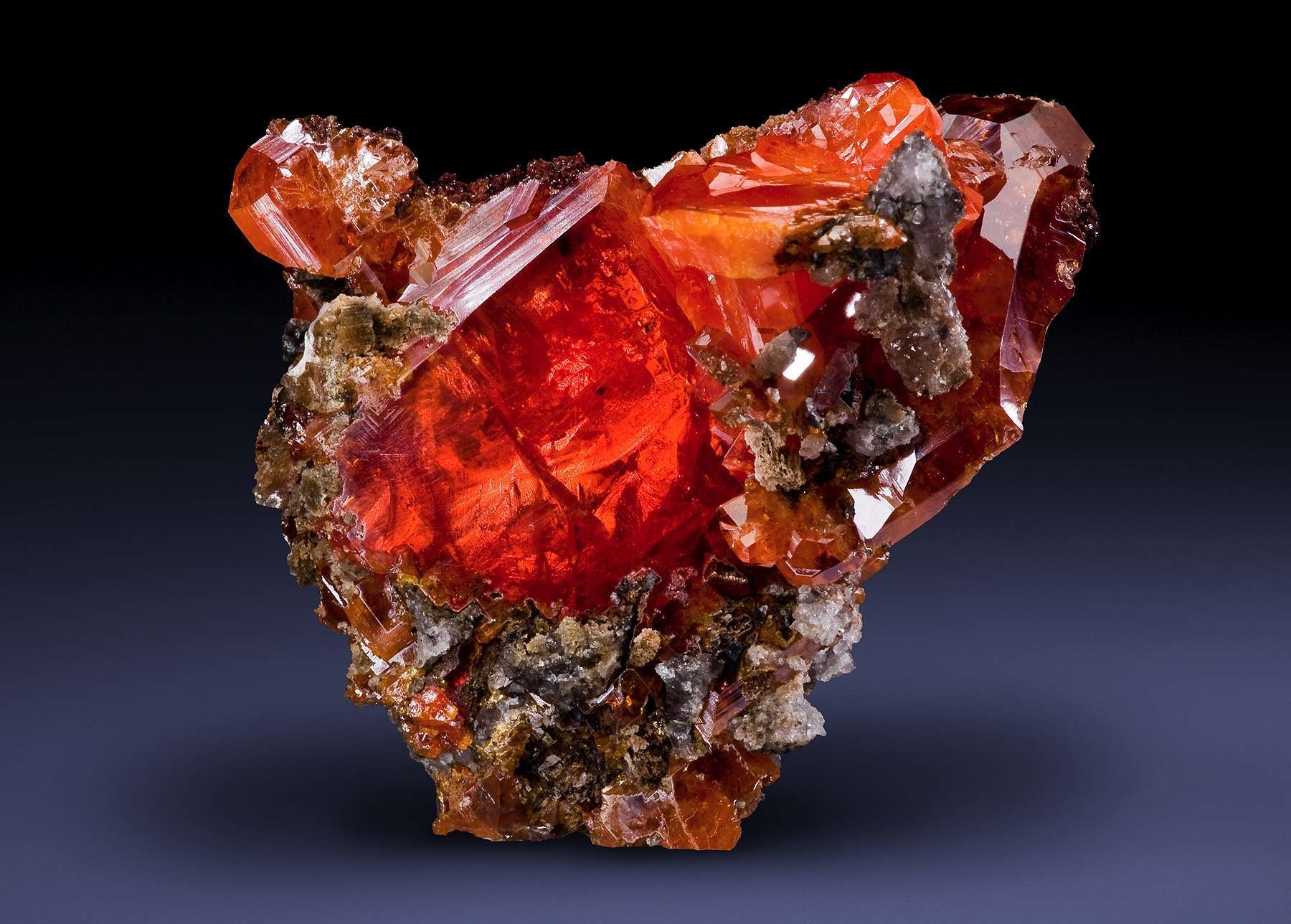 Wulfenite — Crystals illustration