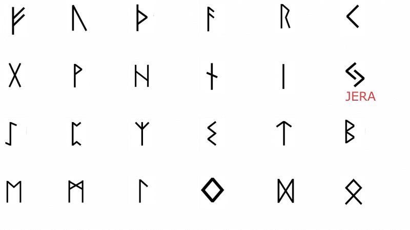 Jera (ᛃ) — Runes illustration