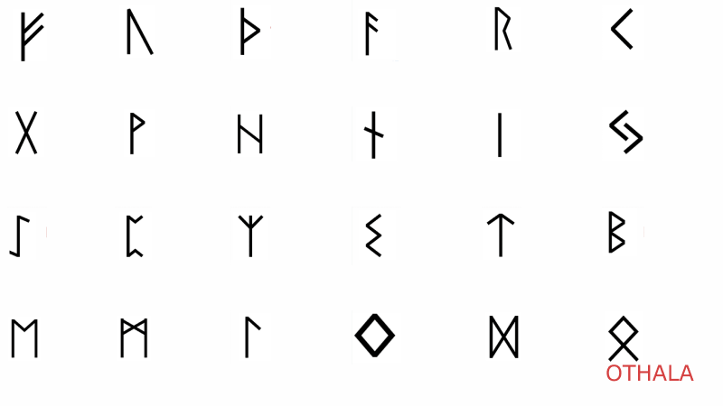 Othala (ᛟ) — Runes illustration